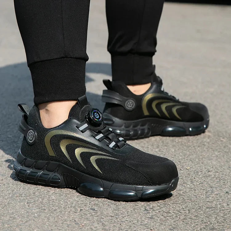 Steel Toe Safety Shoes Outdoor Non-slip Sole Sports Work Shoes - Solorfit