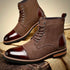 Oliver Ashford Oxford Leather Boots – Classic Men’s Dress Boots - Solorfit
