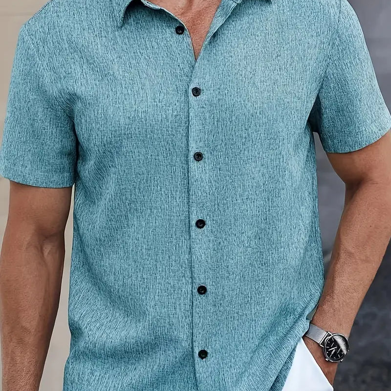 Men’s Lightweight Classic Short Sleeve Shirt – Perfect Summer Top