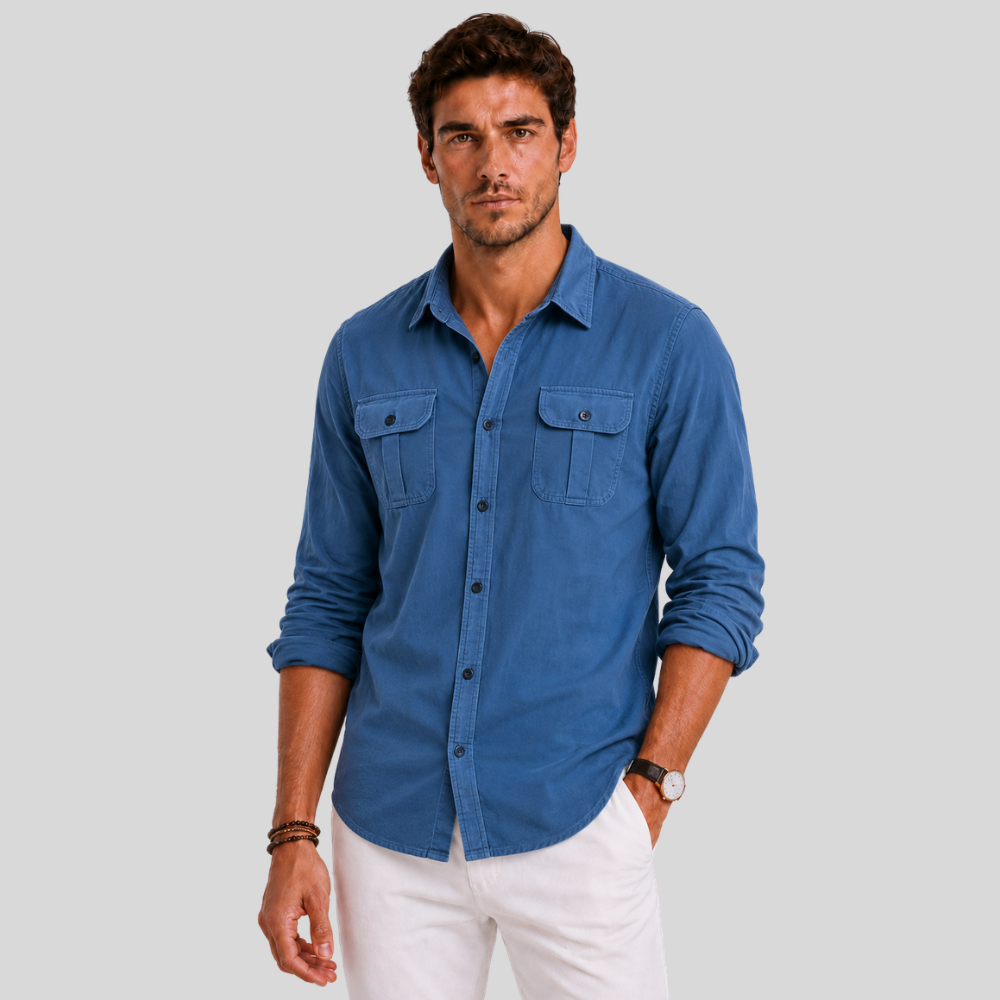 Men’s Casual Button Up Shirt Long Sleeve Everyday Wear