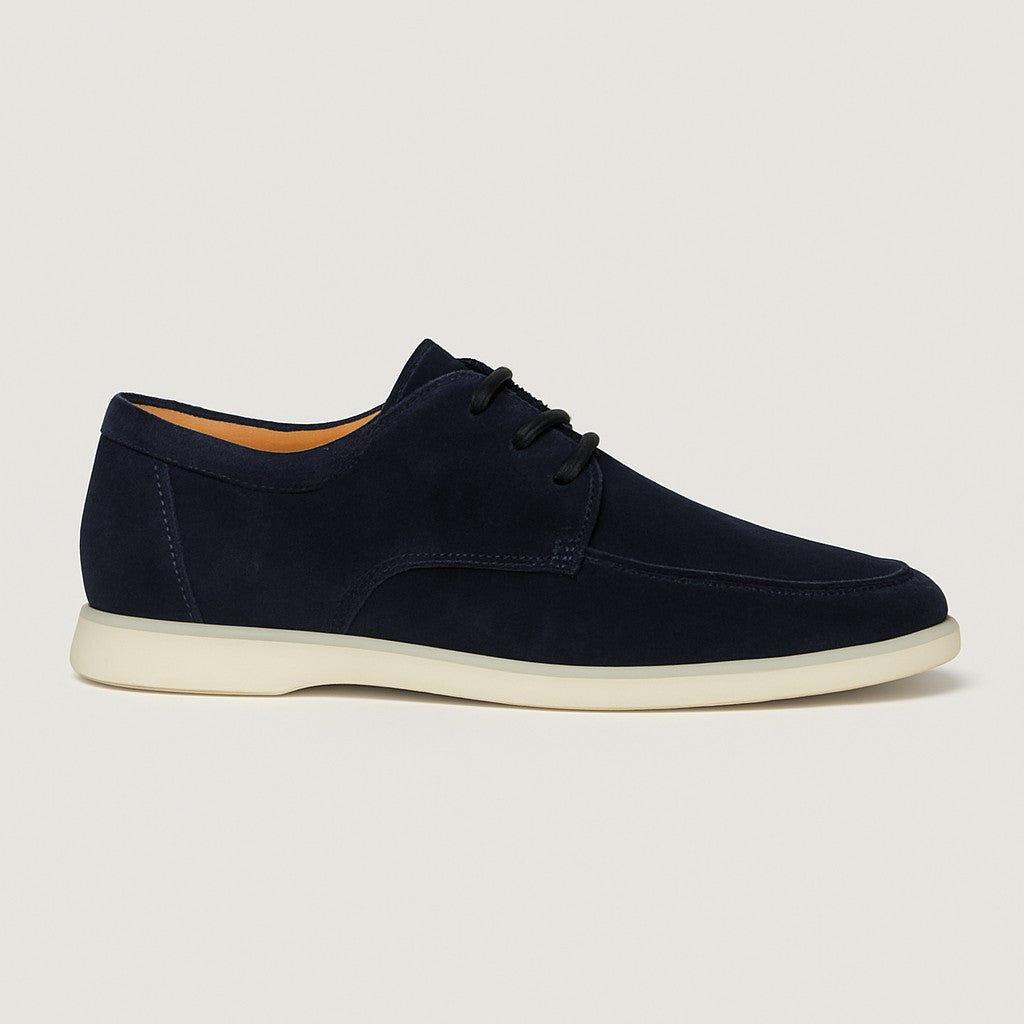 Huco | Men’s Suede Loafers Moccasin Lace Up