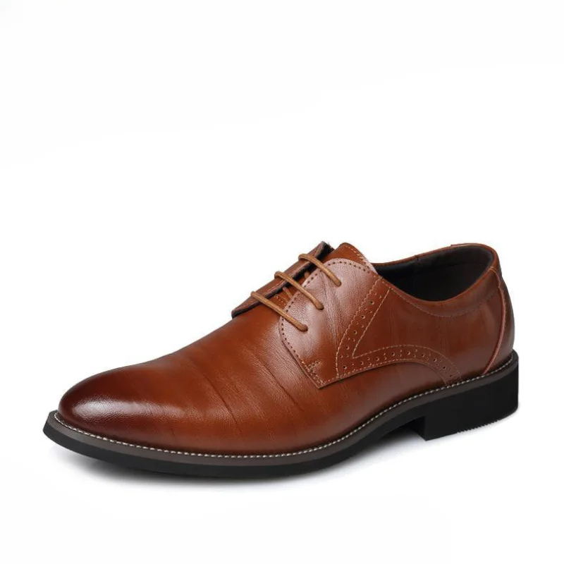 Men's Smart Vegan Leather Oxford Shoes with Classic Lace-Up Closure | Eco-Friendly Materials for All Seasons - Solorfit