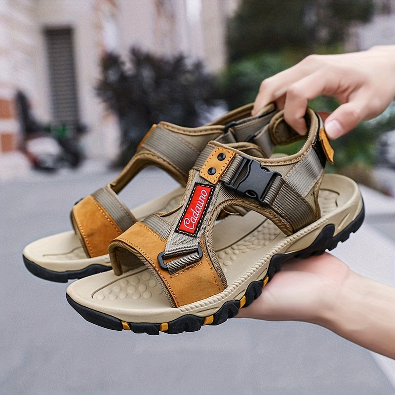 Men’s Orthopedic Outdoor Sport Sandals Adjustable Hook and Loop Comfort Shoes