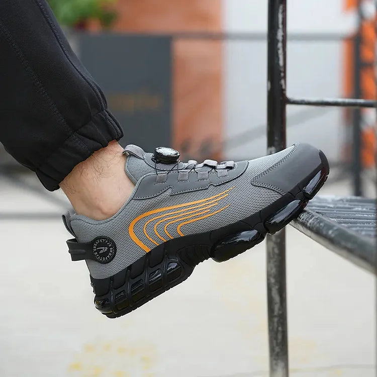 Steel Toe Safety Shoes Outdoor Non-slip Sole Sports Work Shoes - Solorfit