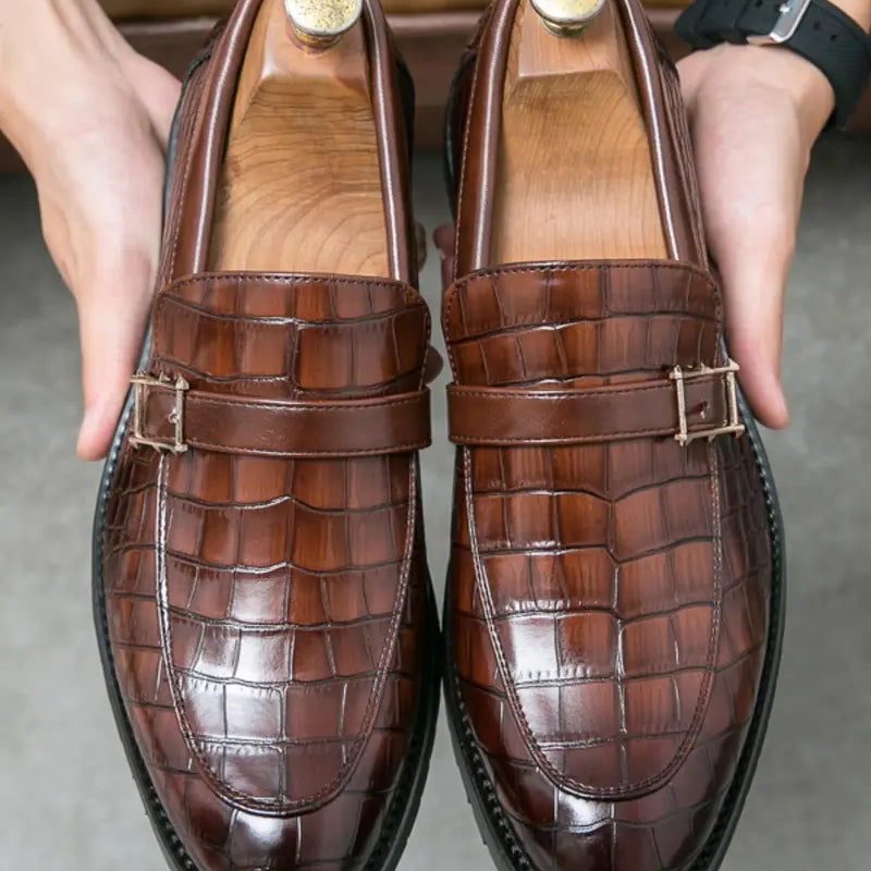 Men’s Slip On Loafers Casual Dress Shoes Comfortable Everyday Footwear