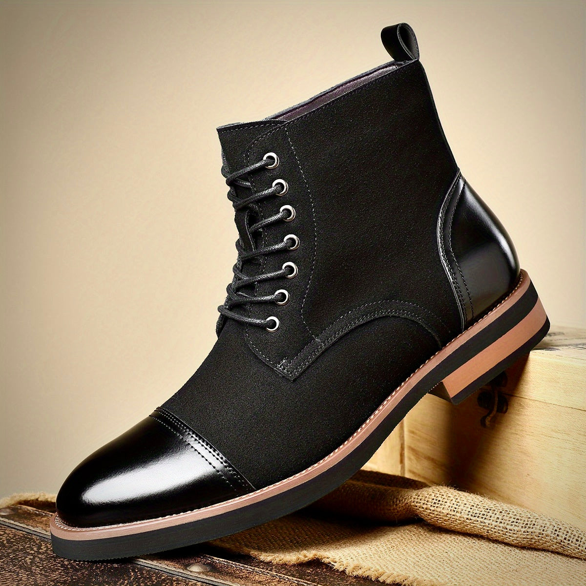 Oliver Ashford Oxford Leather Boots – Classic Men’s Dress Boots - Solorfit