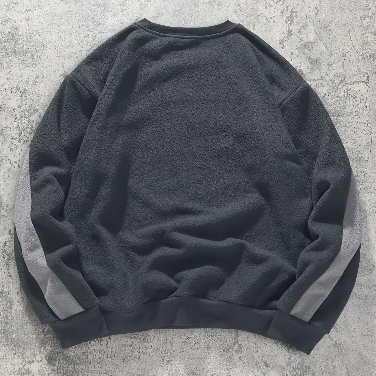 Men’s Color Block Sweatshirt Casual Long Sleeve Crew Neck Top