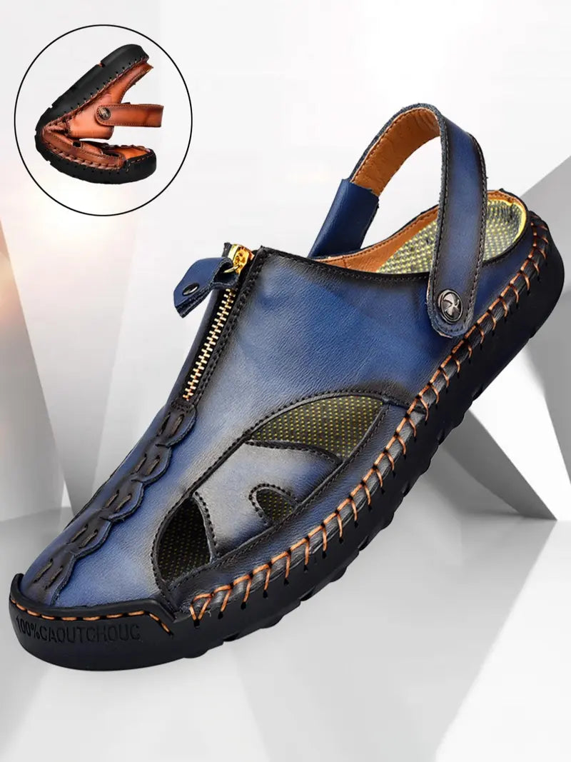 Men’s Casual Sandals Closed Toe Slip On Comfort Summer Shoes