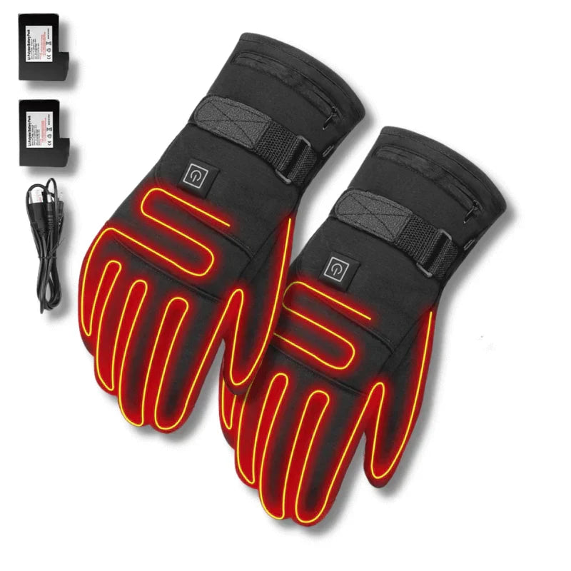 Unisex Heated Gloves Rechargeable Outdoor Sports Gloves
