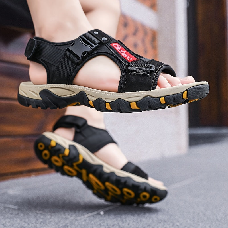 Men’s Orthopedic Outdoor Sport Sandals Adjustable Hook and Loop Comfort Shoes