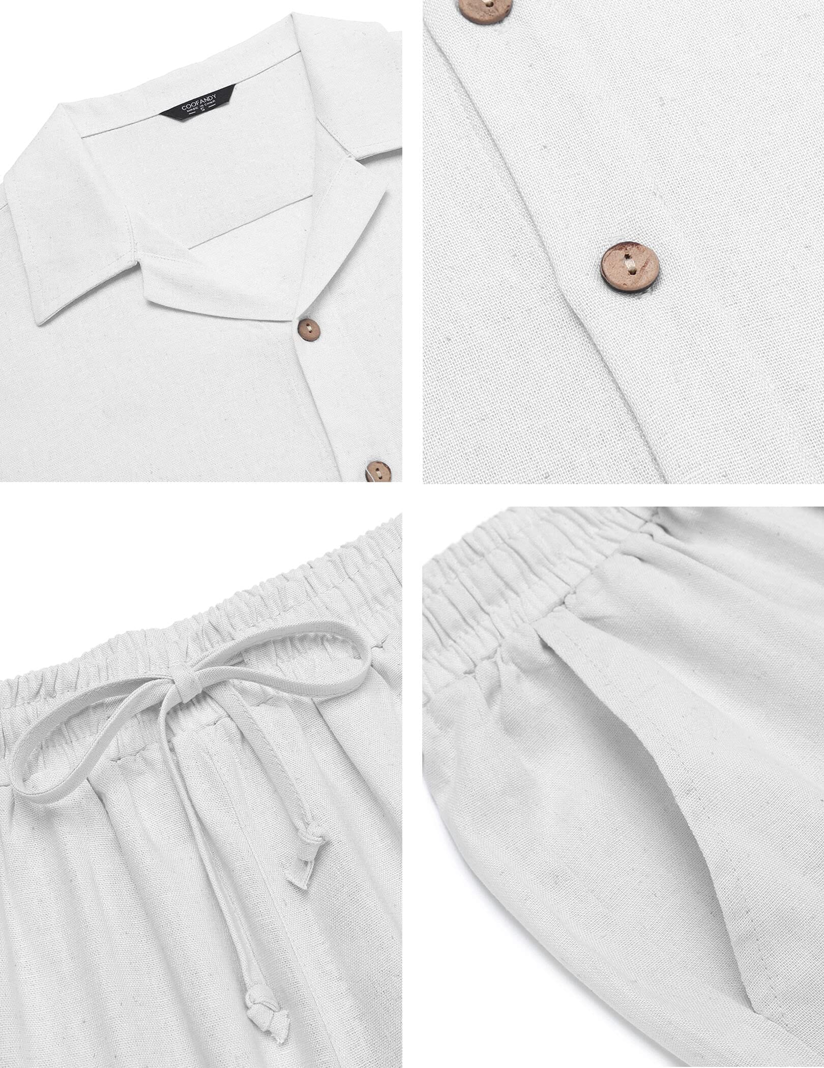 Casual Linen Style Beach Sets Summer - Solorfit