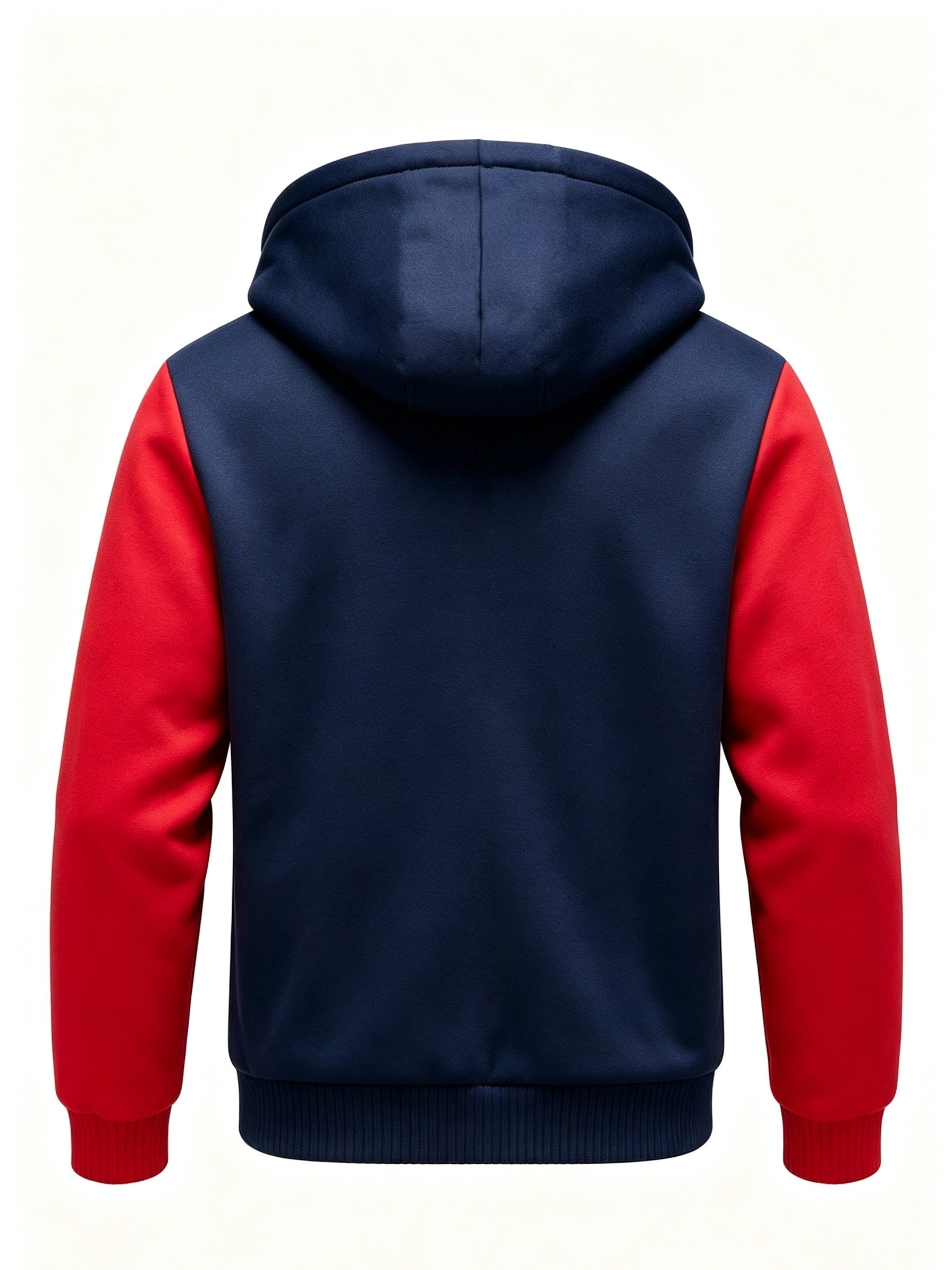Men's Autumn Fleece Zip-Up Hoodie Cardigan with Warm Lined Design
