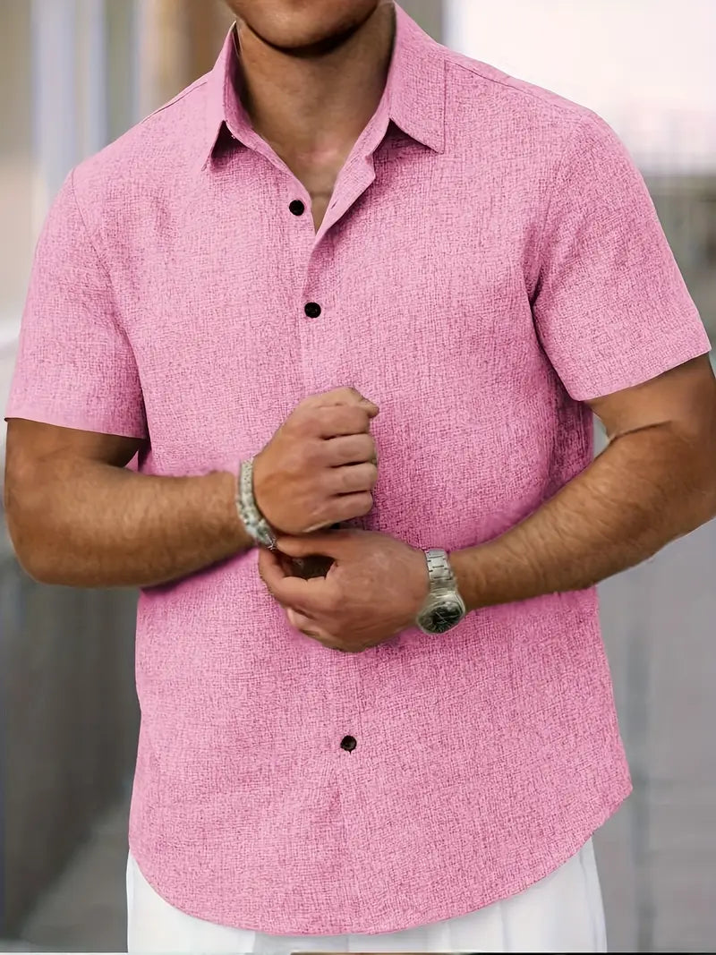 Men’s Lightweight Classic Short Sleeve Shirt – Perfect Summer Top