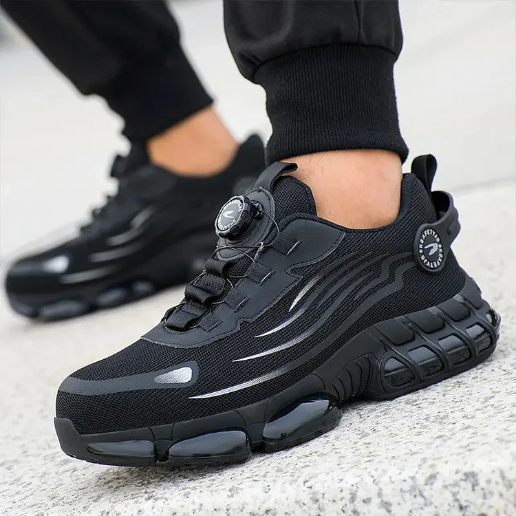 Steel Toe Safety Shoes Outdoor Non-slip Sole Sports Work Shoes - Solorfit
