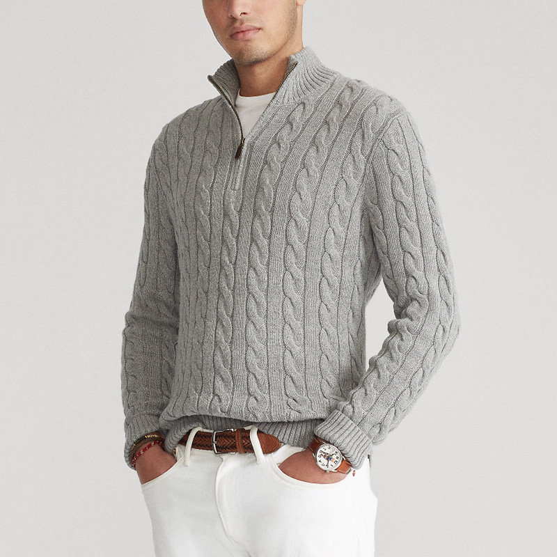 Castello | Old Money Half Zip Sweater - Solorfit