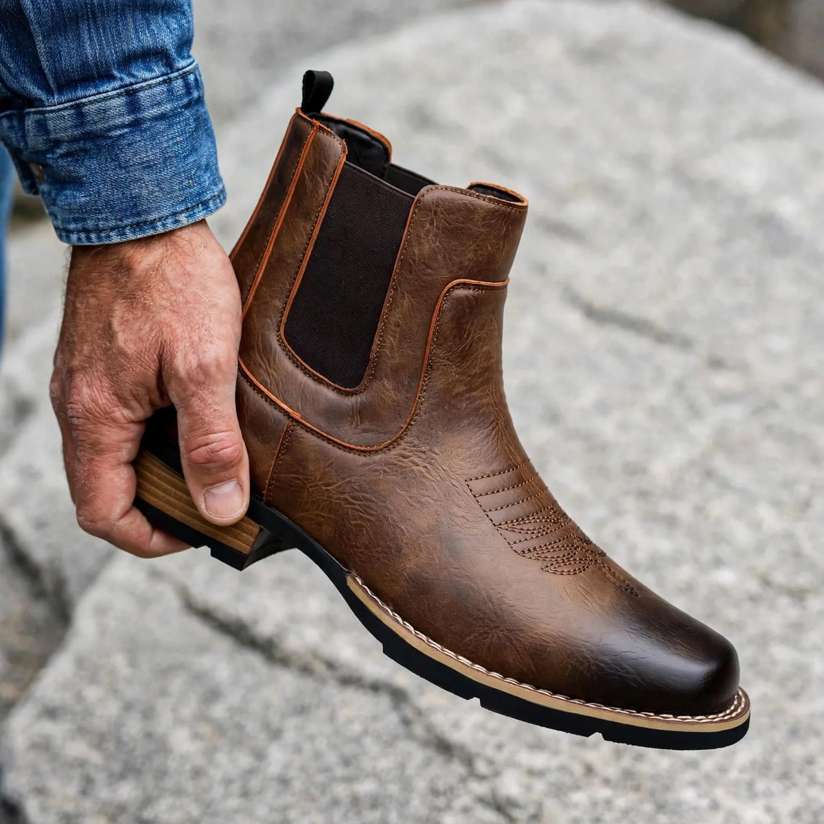 Men’s Chelsea Boots Casual Ankle Boots Everyday Dress Shoes
