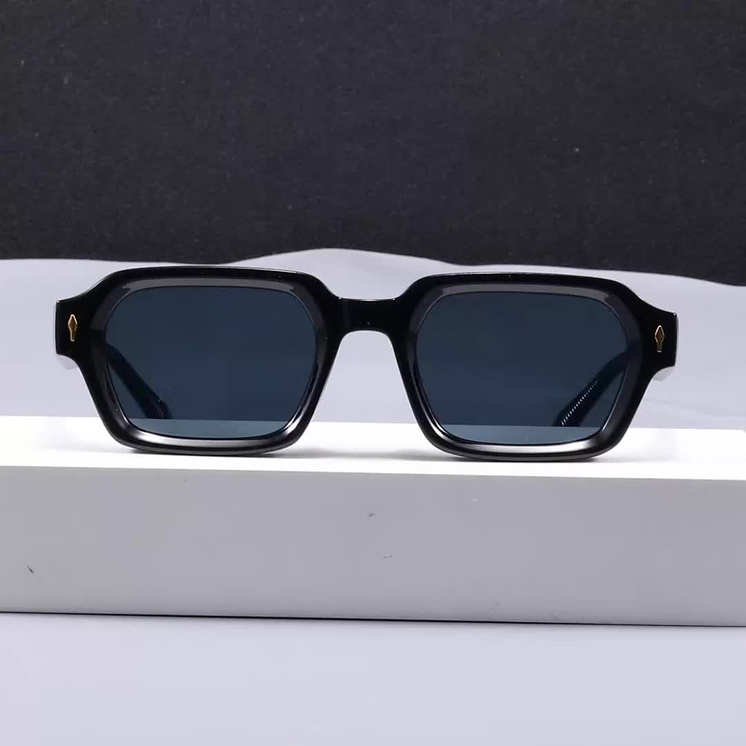 Square Frame Sunglasses UV Protection Fashion Outdoor Eyewear
