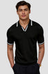 Old Money Contrast Slim Fitted Elegant Summer Sleeveless Polo T-Shirt - Solorfit