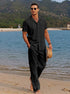 Casual Linen Style Beach Sets Summer - Solorfit