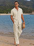 Casual Linen Style Beach Sets Summer - Solorfit