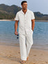Casual Linen Style Beach Sets Summer - Solorfit