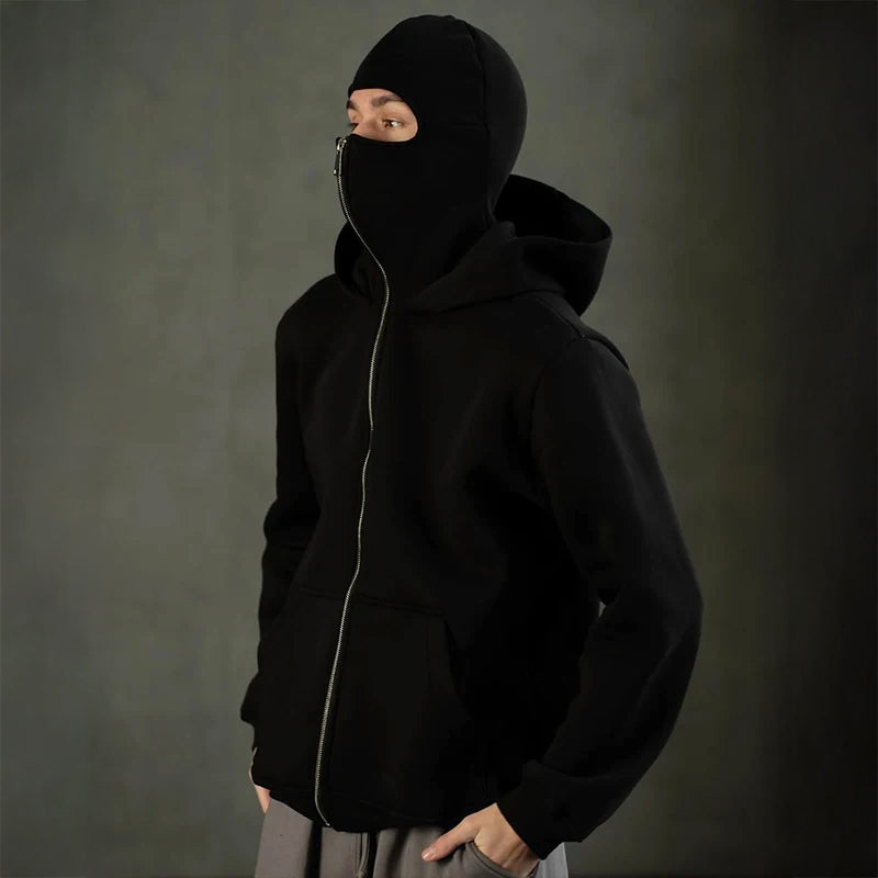 Men’s Full Zip Hoodie Casual Hooded Sweatshirt Jacket