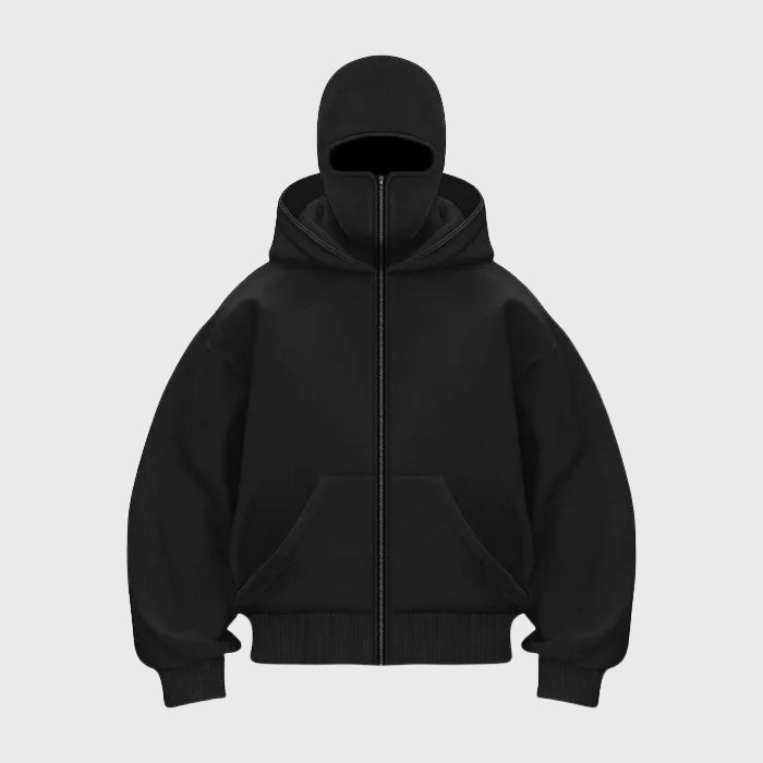 Men’s Full Zip Hoodie Casual Hooded Sweatshirt Jacket