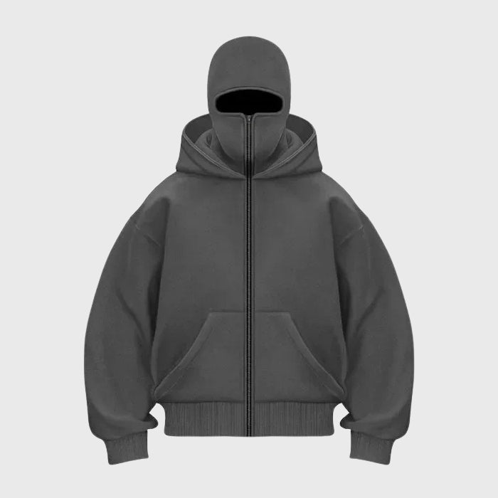 Men’s Full Zip Hoodie Casual Hooded Sweatshirt Jacket