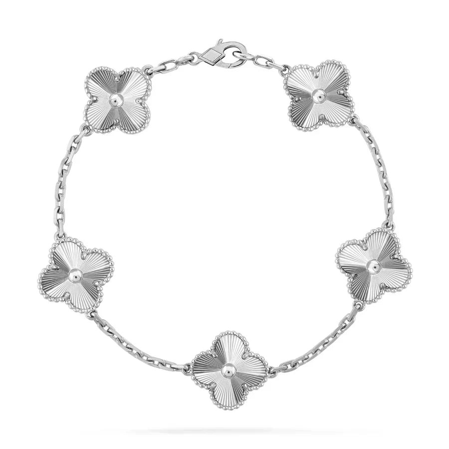 Abby - 18k Gold-Plated Clover Leaf Bracelet - Solorfit
