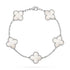 Abby - 18k Gold-Plated Clover Leaf Bracelet - Solorfit