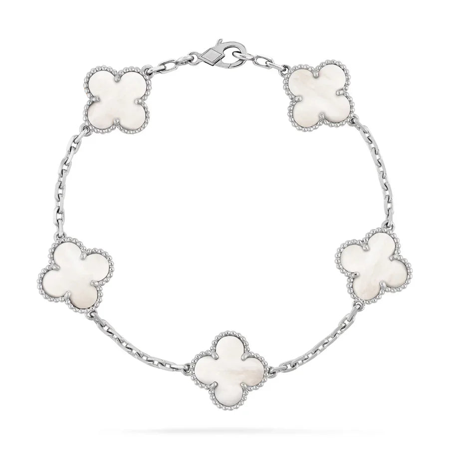 Abby - 18k Gold-Plated Clover Leaf Bracelet - Solorfit