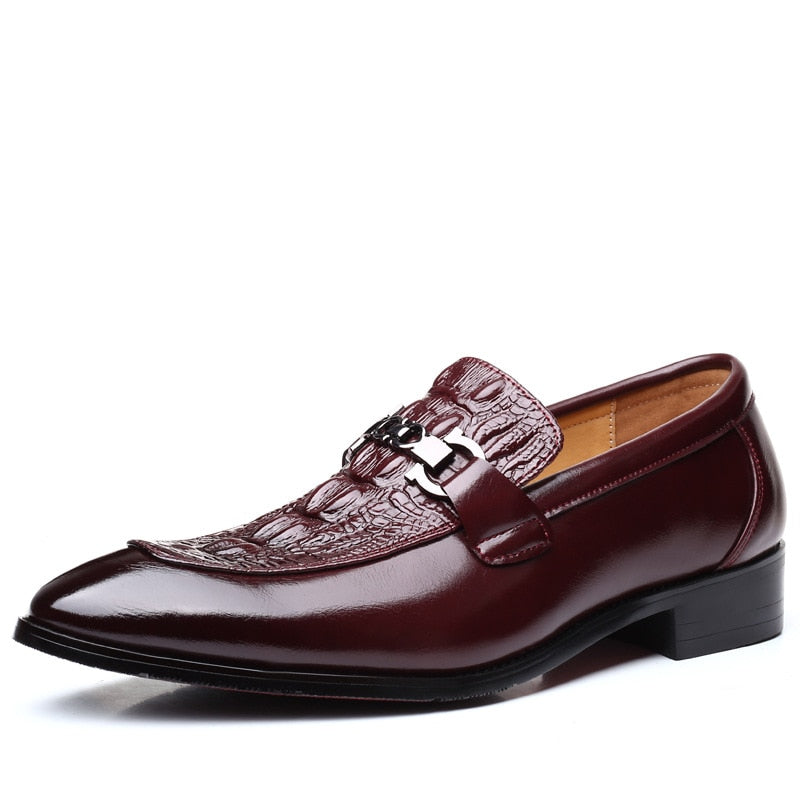 Benjy Men’s Brogue Shoes – Classic Wingtip Dress Shoe | Smart Casual & Formal Wear - Solorfit