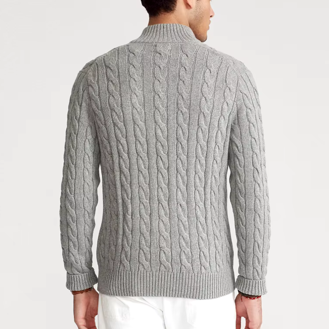 Castello | Old Money Half Zip Sweater - Solorfit