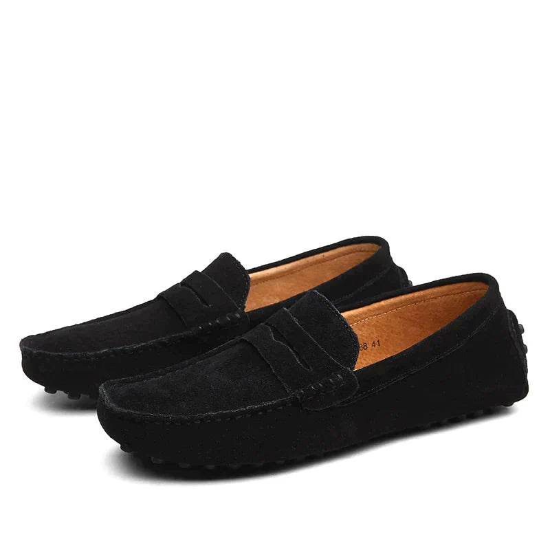 Lorenzo | Elegant And Comfortable Suede Loafers