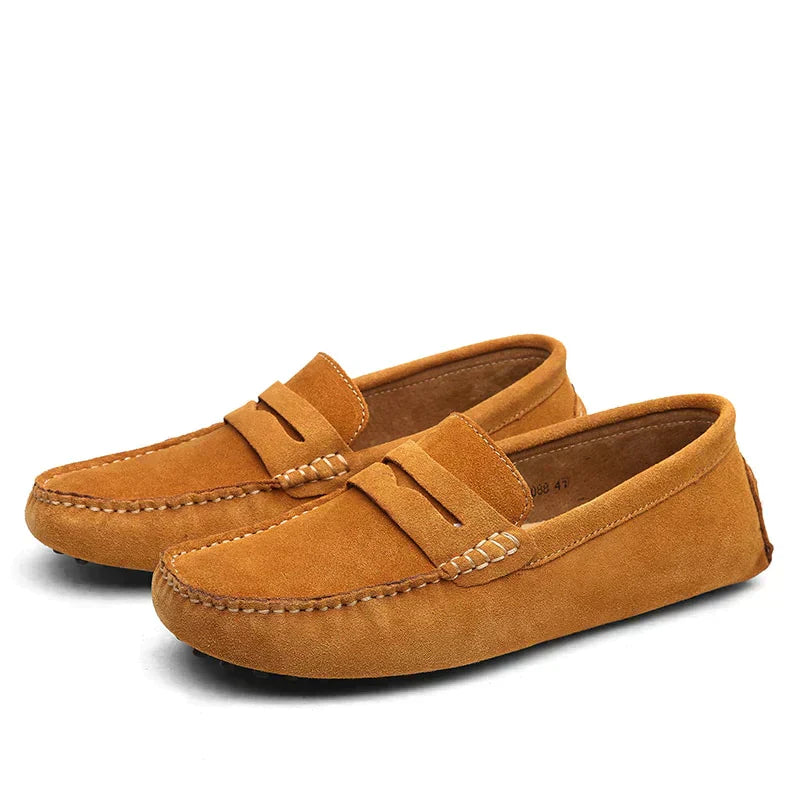 Lorenzo | Elegant And Comfortable Suede Loafers