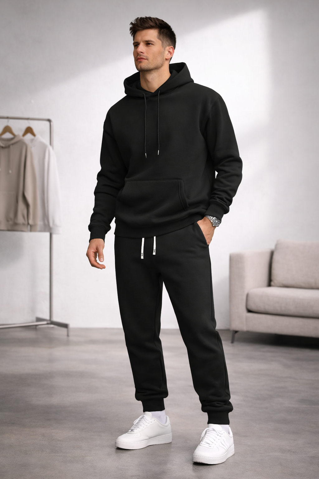 Studio Men Two Piece Set Tracksuit
