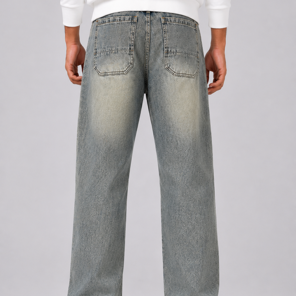 Men’s Relaxed Fit Jeans Casual Straight Leg Denim Pants