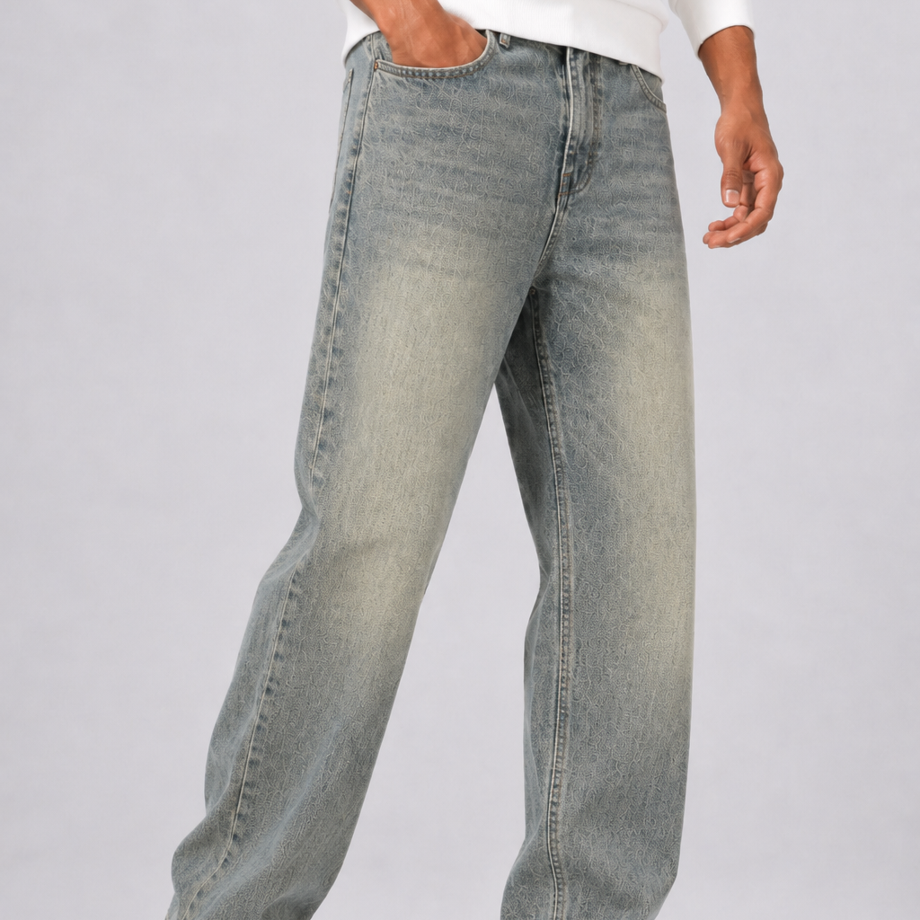 Men’s Relaxed Fit Jeans Casual Straight Leg Denim Pants