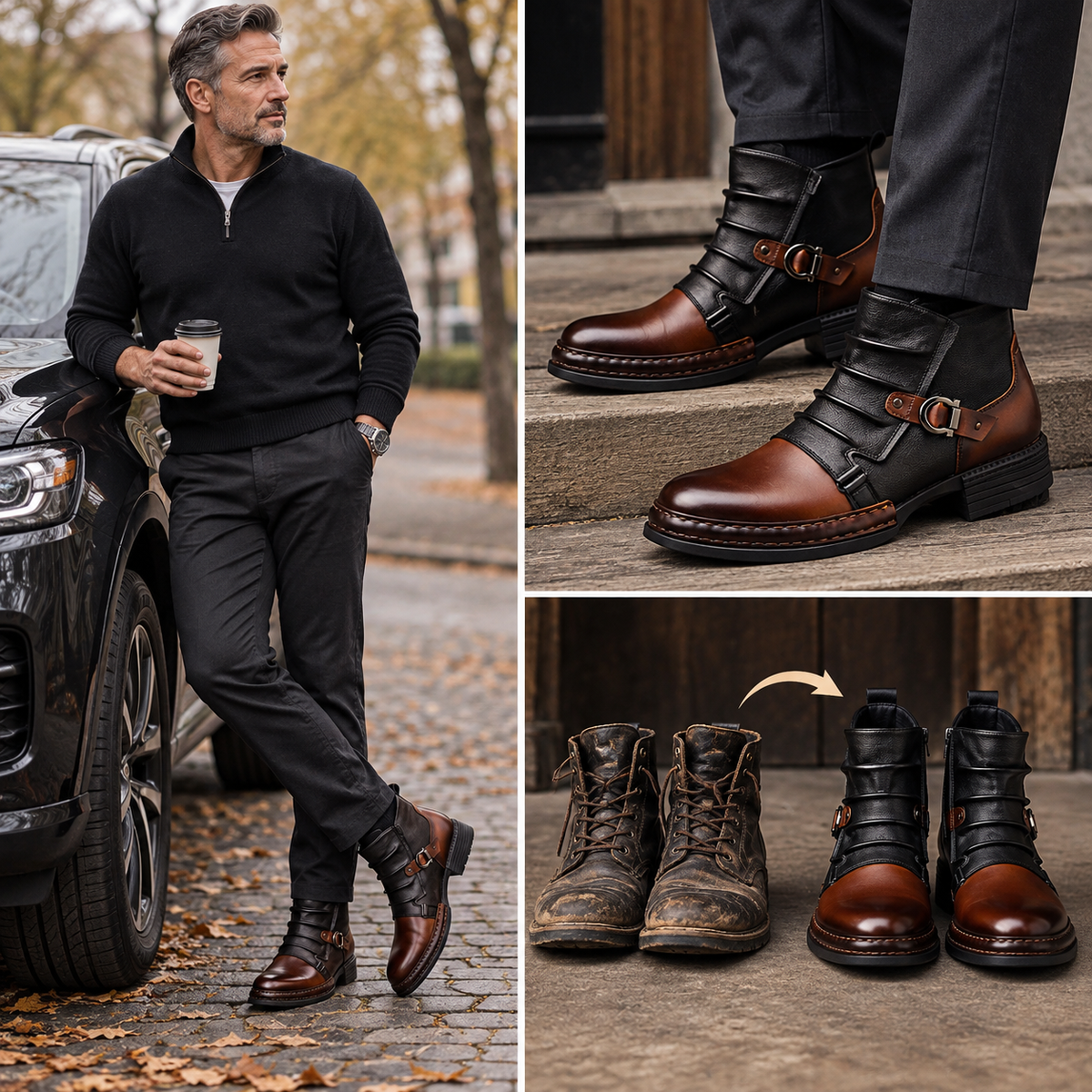 Willson Men’s Genuine Leather Boots – Durable Everyday Footwear