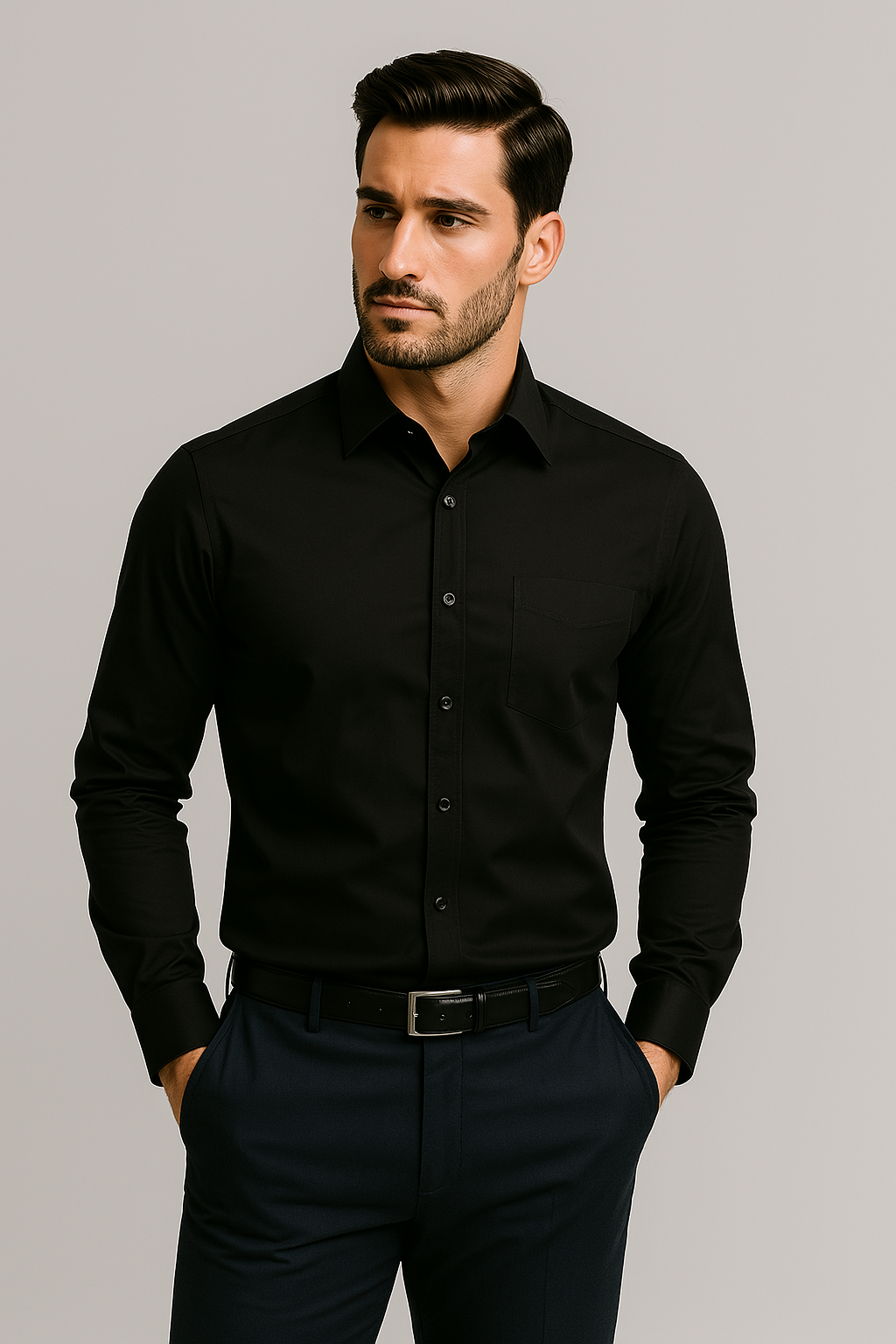 Anti-Wrinkle Business Shirt – Wrinkle-Free, No-Iron, Comfortable Fit for Professionals - Solorfit