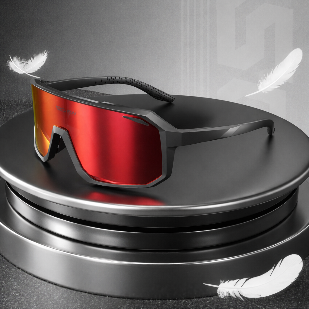Polarized Shield Cycling Sunglasses UV Protection Sports Performance Eyewear
