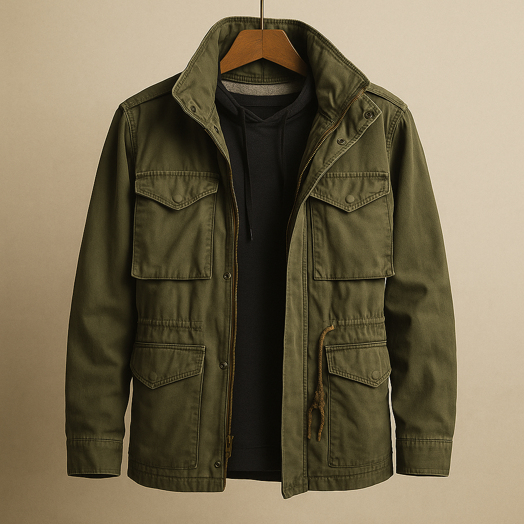 Heritage Field Jacket – Men’s Classic Military Style Coat with Timeless Design