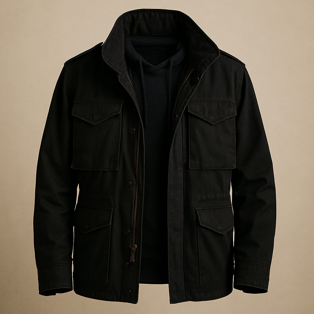 Heritage Field Jacket – Men’s Classic Military Style Coat with Timeless Design