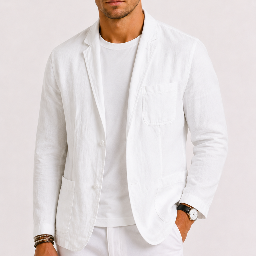 Men’s Casual Blazer Lightweight Open Front Smart Casual Jacket