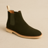 Classic Suede Chelsea Boots for Men – Black Slip-On Boots with Elastic Sides for All-Season Versatility - Solorfit