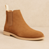 Classic Suede Chelsea Boots for Men – Black Slip-On Boots with Elastic Sides for All-Season Versatility - Solorfit