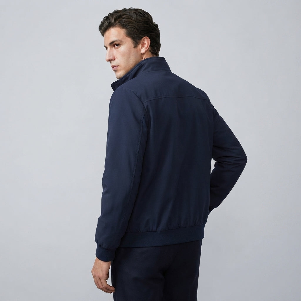 Men’s Casual Bomber Jacket Zip Up Lightweight Everyday Outerwear