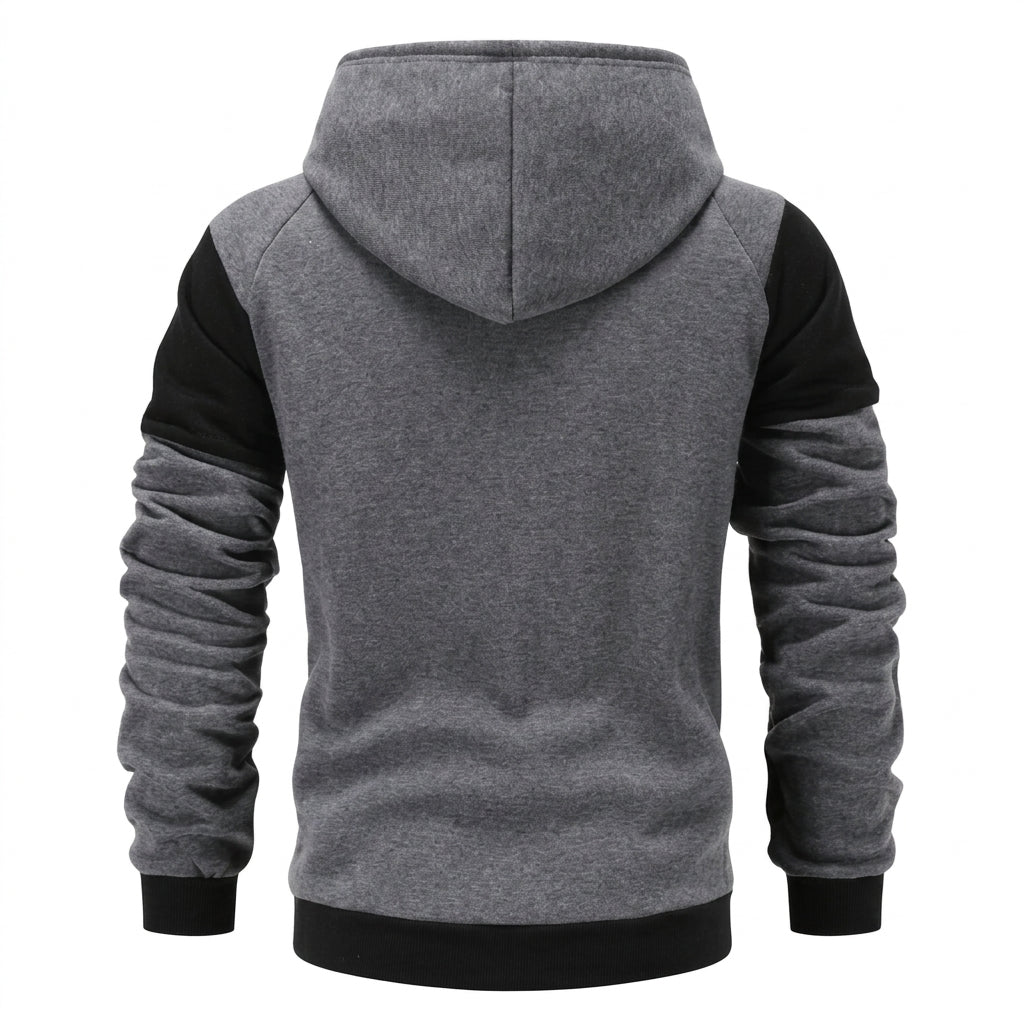 Men’s Hoodie Tracksuit Set Casual Zip Up Jacket Jogger Pants