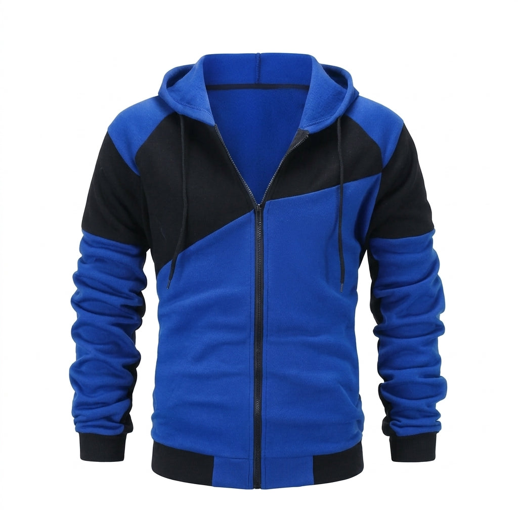 Men’s Hoodie Tracksuit Set Casual Zip Up Jacket Jogger Pants