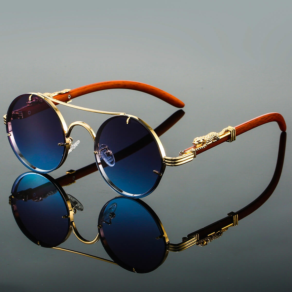 Panthera Onca Retro Shades Glasses - Solorfit